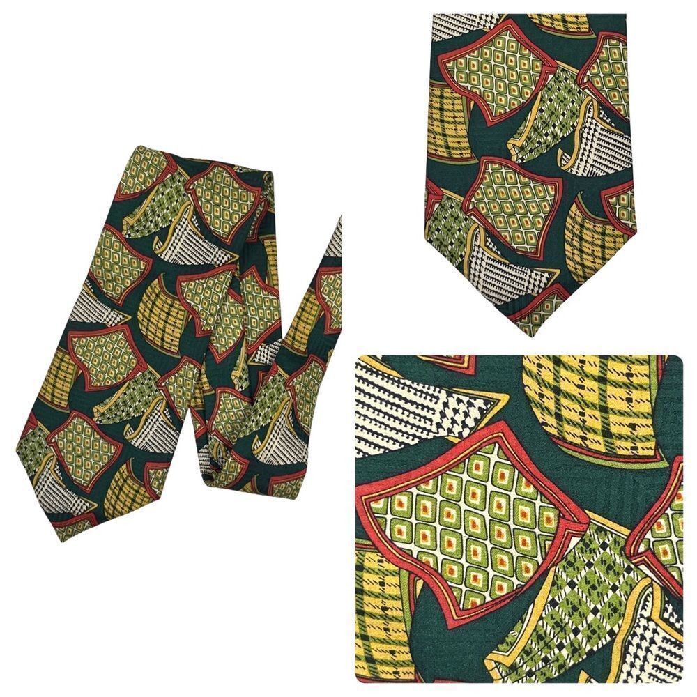 Carven Paris Made In Italy 100% silk vintage neck tie